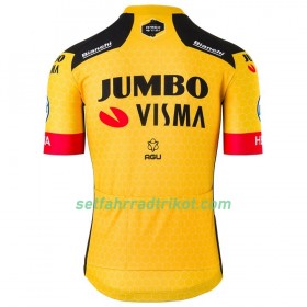 Fahrradbekleidung Radtrikot Kurzarm + Trägershorts 2020 Team Jumbo-Visma N001